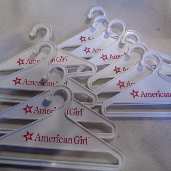 American Girl Doll 10 Hangers - Picture 1 of 1